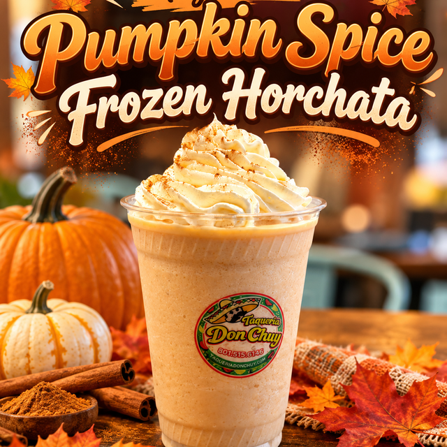 Pumpkin Spice Frozen Horchata.