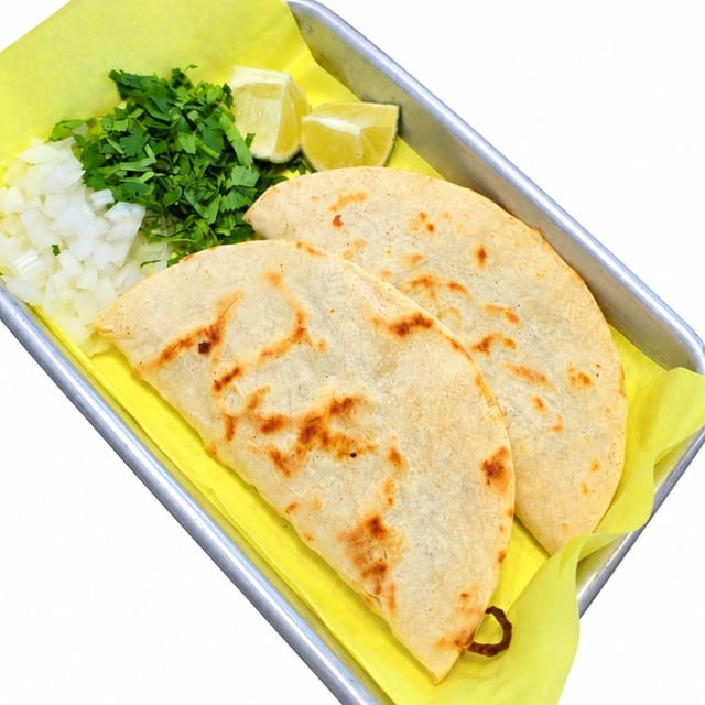 2 Quesa Tacos.