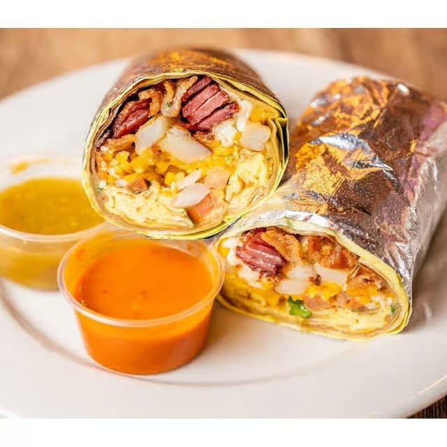 Bacon Breakfast Burrito..