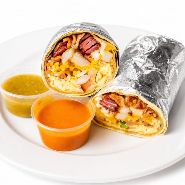 Bacon Breakfast Burrito.