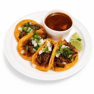 Birria Street Tacos with Consommé