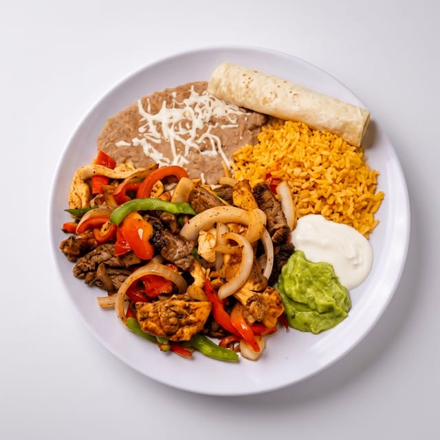 Fajitas Plate.