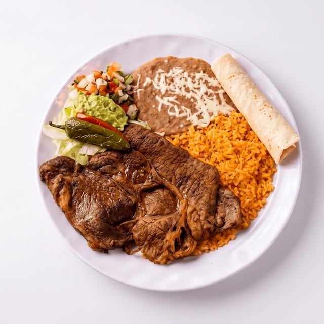 Carne Asada Plate.